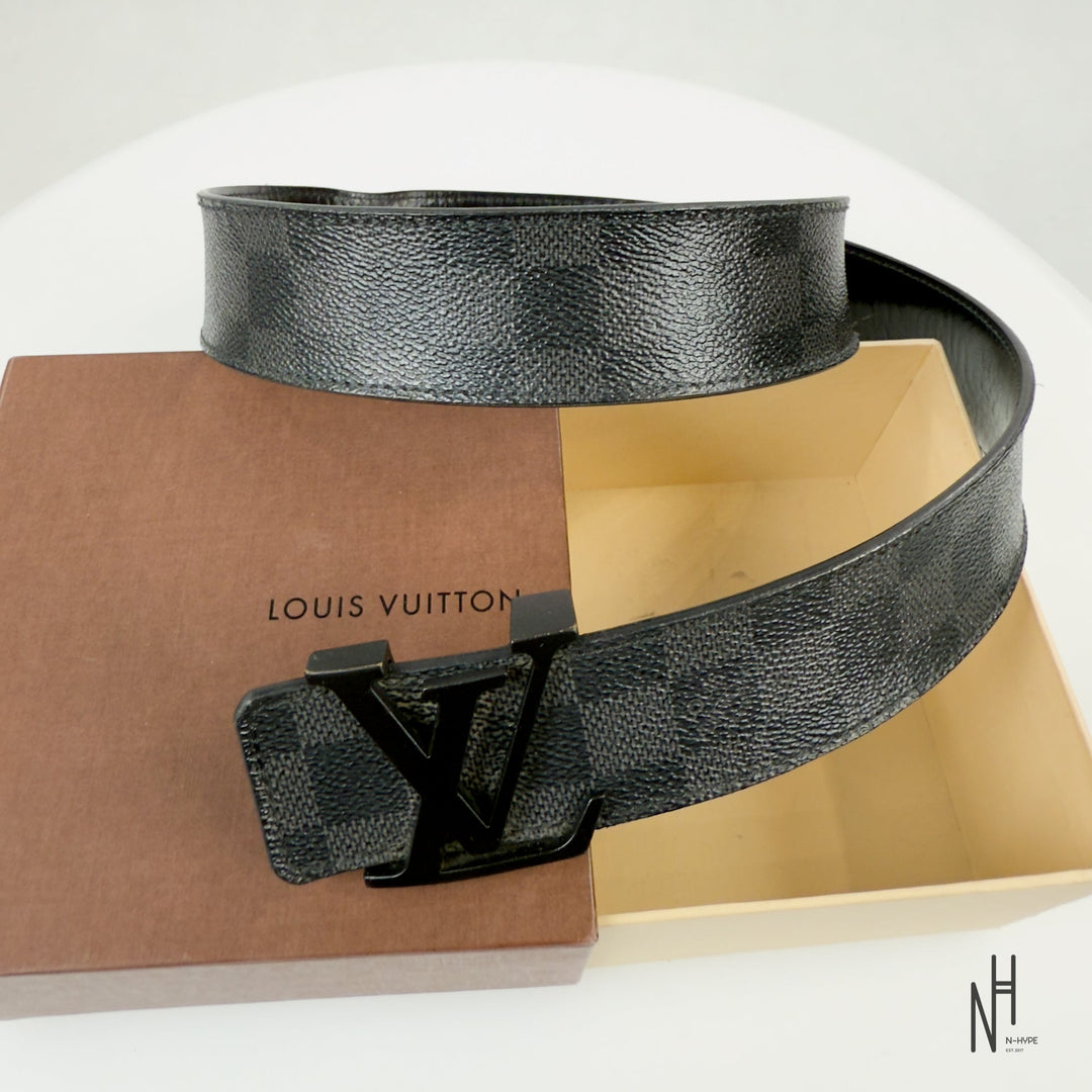 Louis Vuitton Damier Graphite Belt czarny męski N-Hype