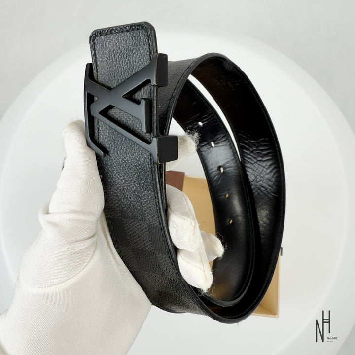 Louis Vuitton Damier Graphite Belt czarny męski N-Hype