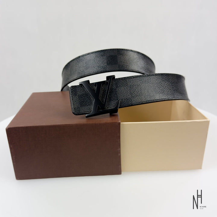 Louis Vuitton Damier Graphite Belt czarny męski N-Hype