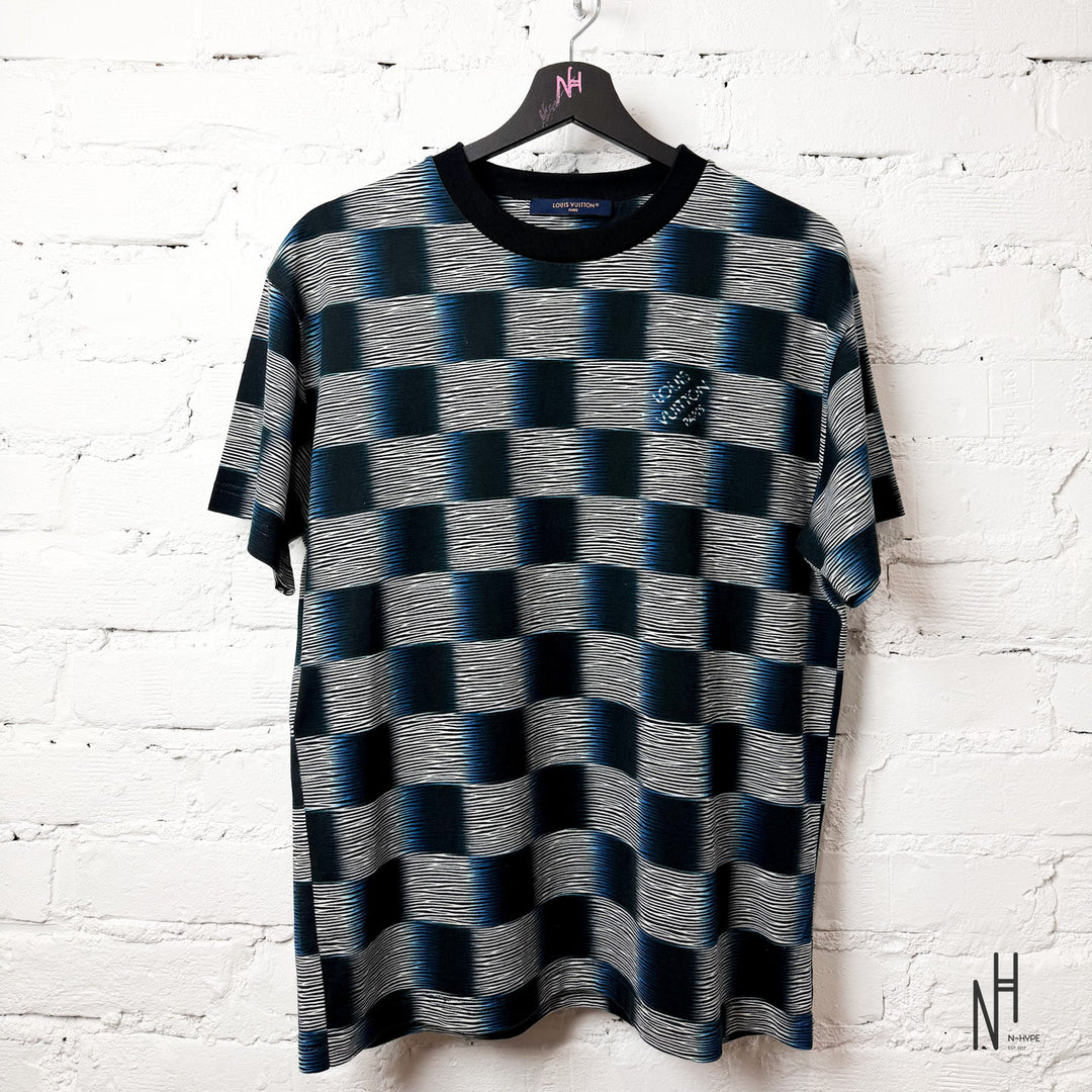 Louis Vuitton Electric Damier T-Shirt czarna N-Hype.