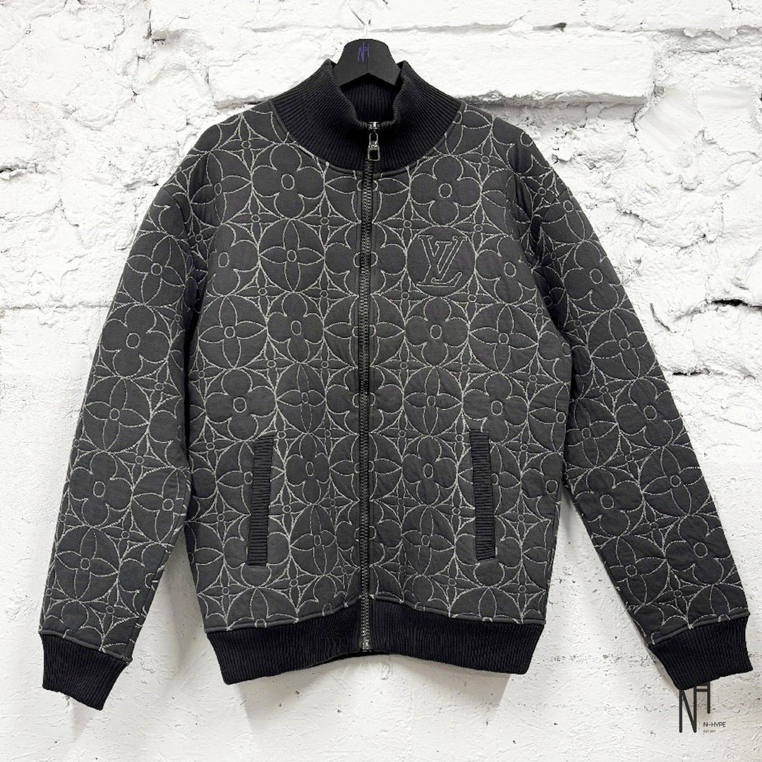 Louis Vuitton Flower Bluson Grey koszulka męska N-Hype