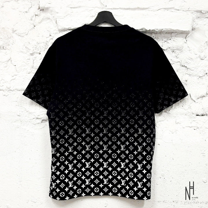 Louis Vuitton Gradient Tshirt Black N-Hype męska koszulka streetwear