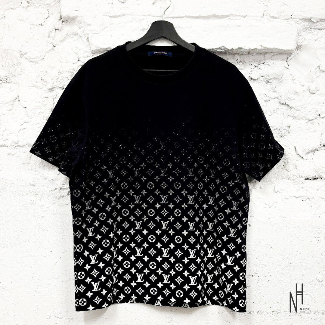 Louis Vuitton Gradient Tshirt Black N-Hype koszulka męska streetwear