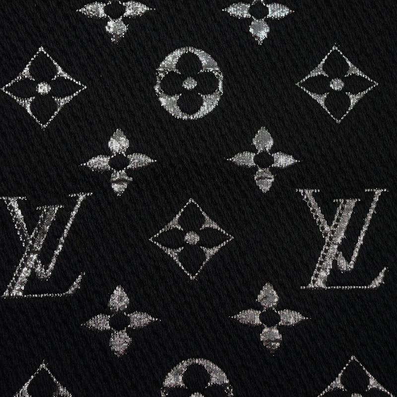 Louis Vuitton Logomania Scarf Black jedwabny szalik damski N-Hype