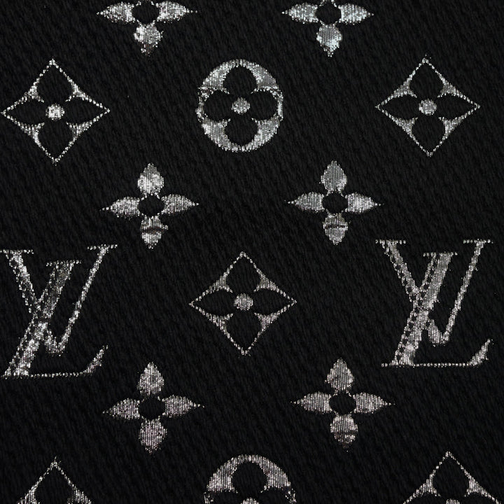 Louis Vuitton Logomania Scarf Black jedwabny szalik damski N-Hype