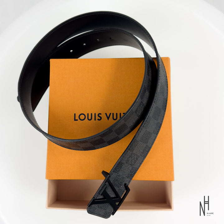 Louis Vuitton LV Damier Graphite Belt czarny N-Hype.