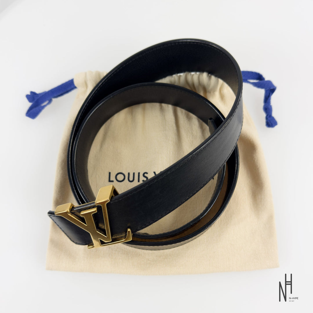 Louis Vuitton LV Initiales Belt czarny N-Hype.