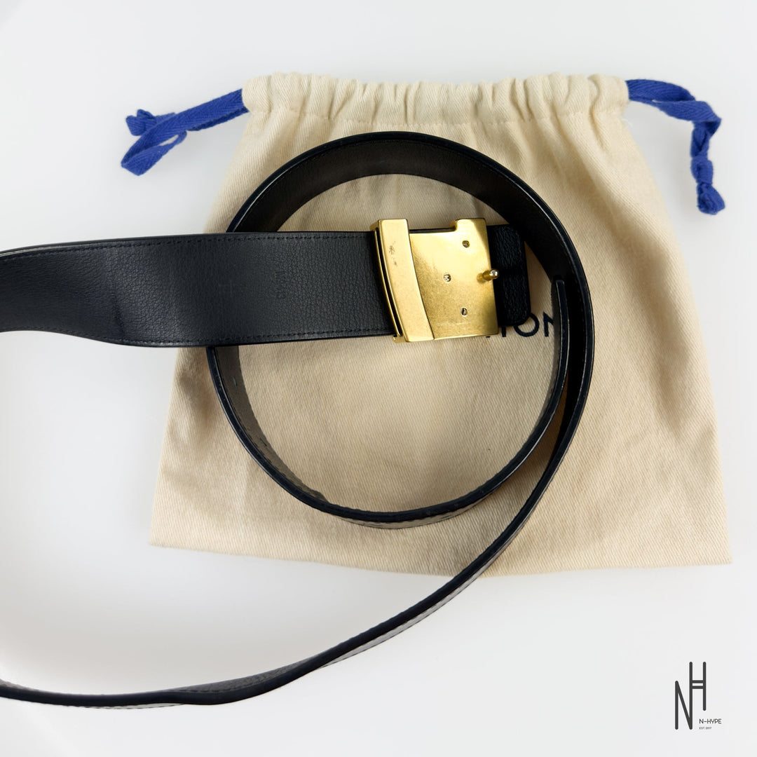 Louis Vuitton LV Initiales Belt czarny N-Hype.