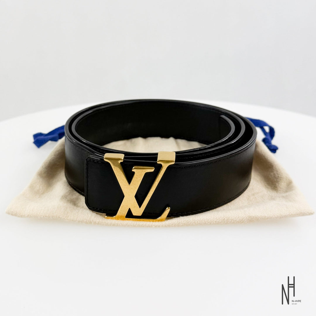 Louis Vuitton LV Initiales Belt czarny N-Hype uniseks