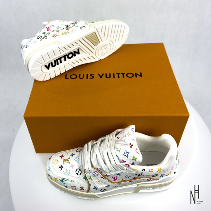 Louis Vuitton LV Trainer Takashi Murakami White sneakers N-Hype.