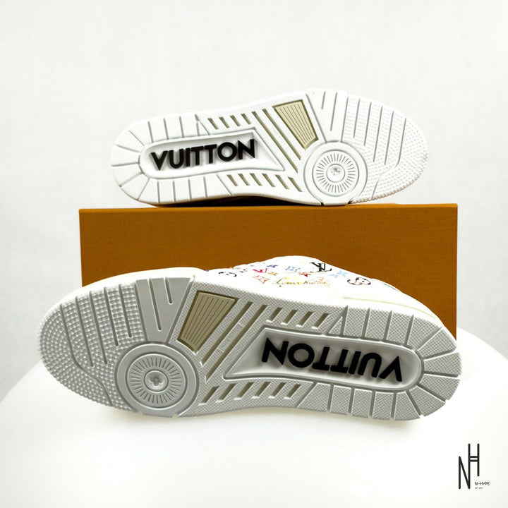 Louis Vuitton LV Trainer Takashi Murakami White sneakers N-Hype