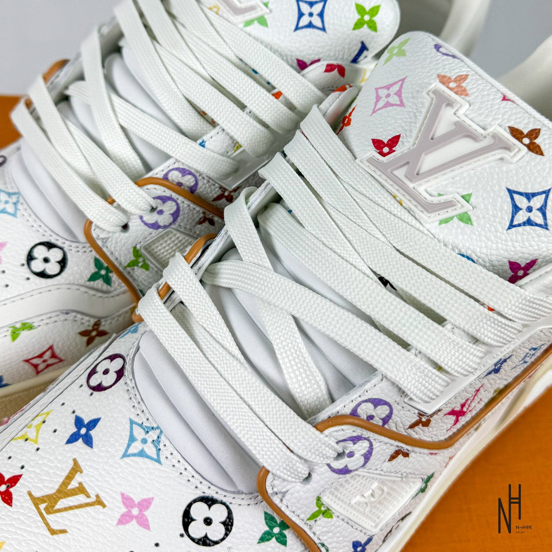 Louis Vuitton LV Trainer Takashi Murakami White sneakers męskie N-Hype