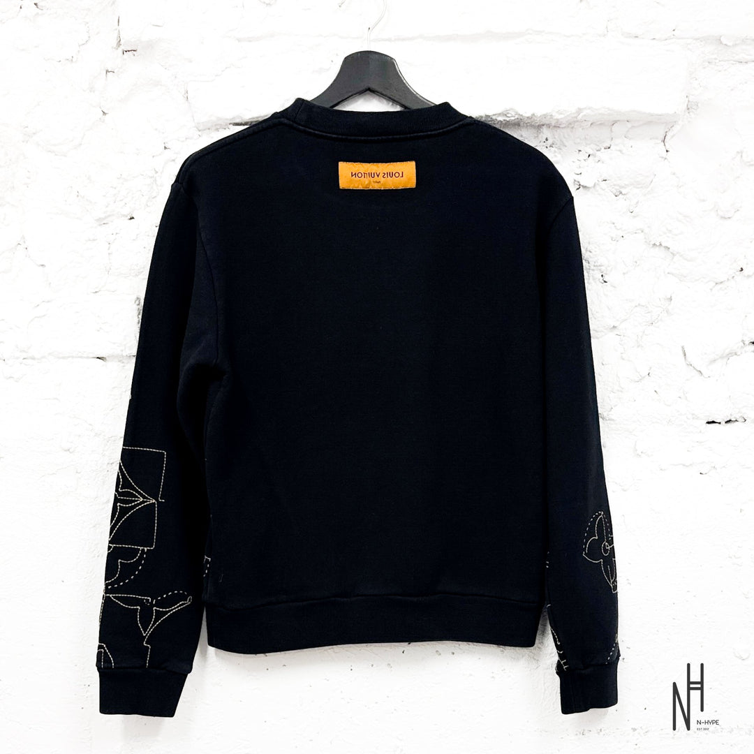 Louis Vuitton Music Line Crewneck Black - zdjęcie 2 - N-Hype