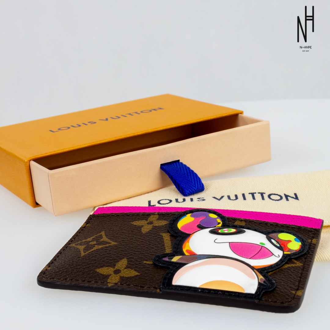 Louis Vuitton x Takashi Murakami Panda Card Holder Monogram