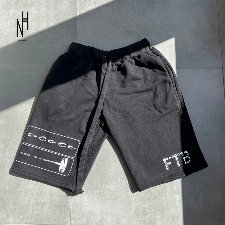 FVCKTHISBRAND OVERSIZE SHORTS FTB BLACK