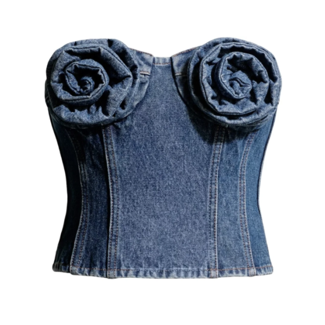 Magda Butrym H&M Top Jeansowy - N-Hype