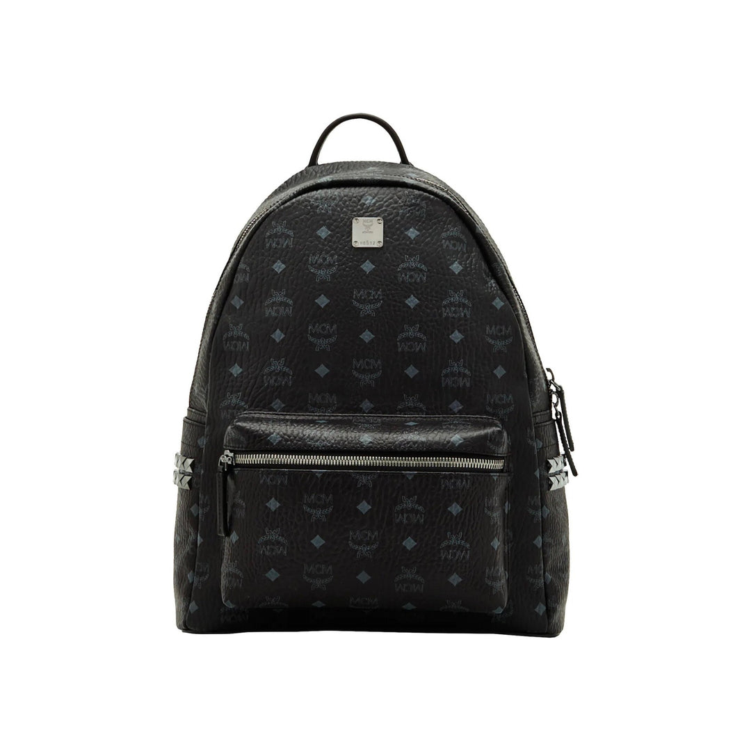 MCM Stark Backpack Visetos Side Studs Medium Black torby N-Hype Łódź Polska