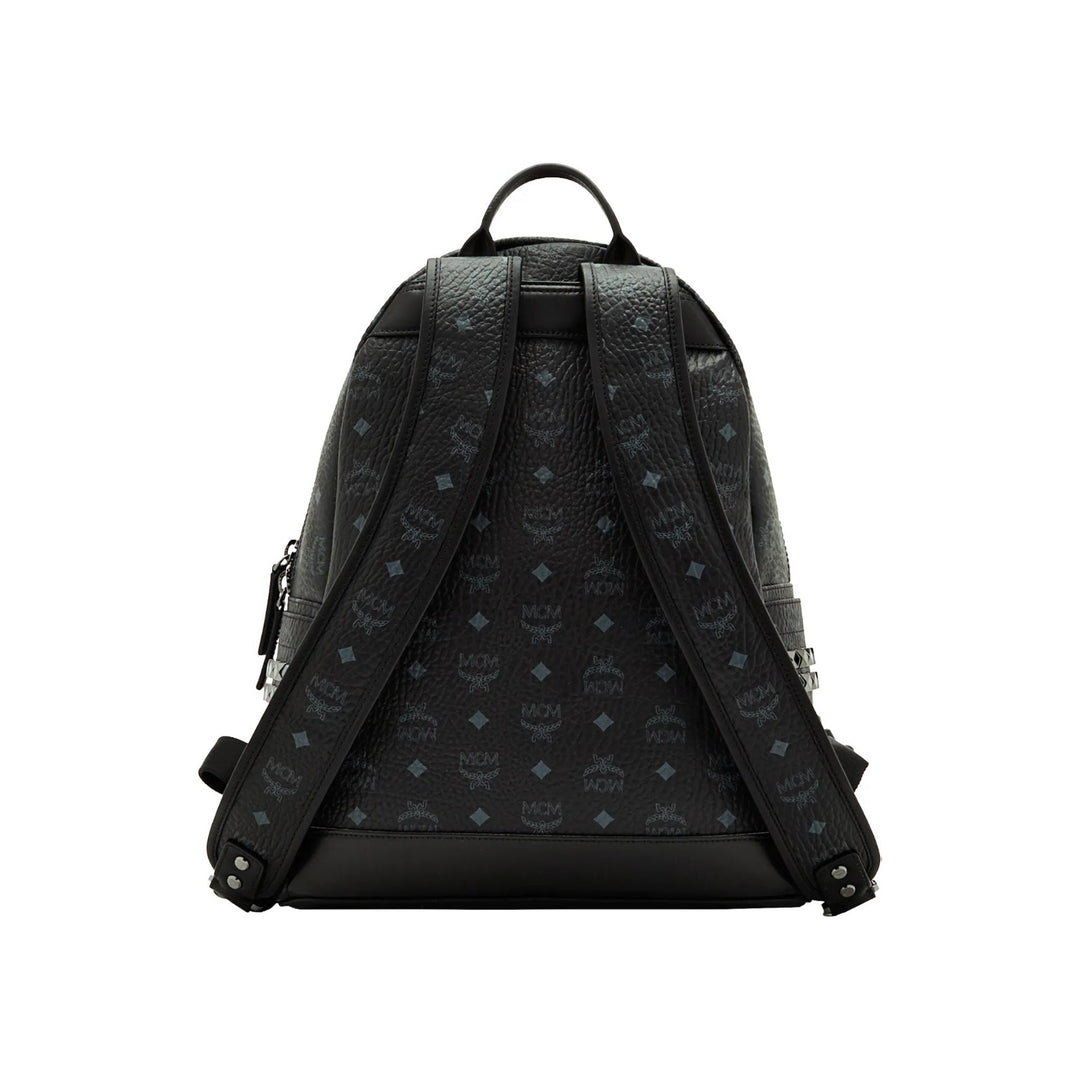 MCM Stark Backpack Visetos Side Studs Medium Black torby N-Hype Łódź Polska zdjęcie 2