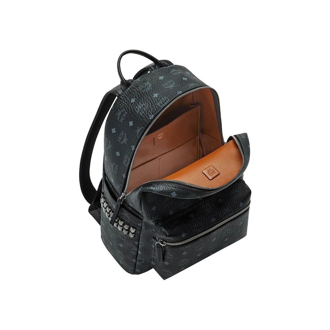 MCM Stark Backpack Visetos Side Studs Medium Black torby N-Hype Łódź Polska zdjęcie 3