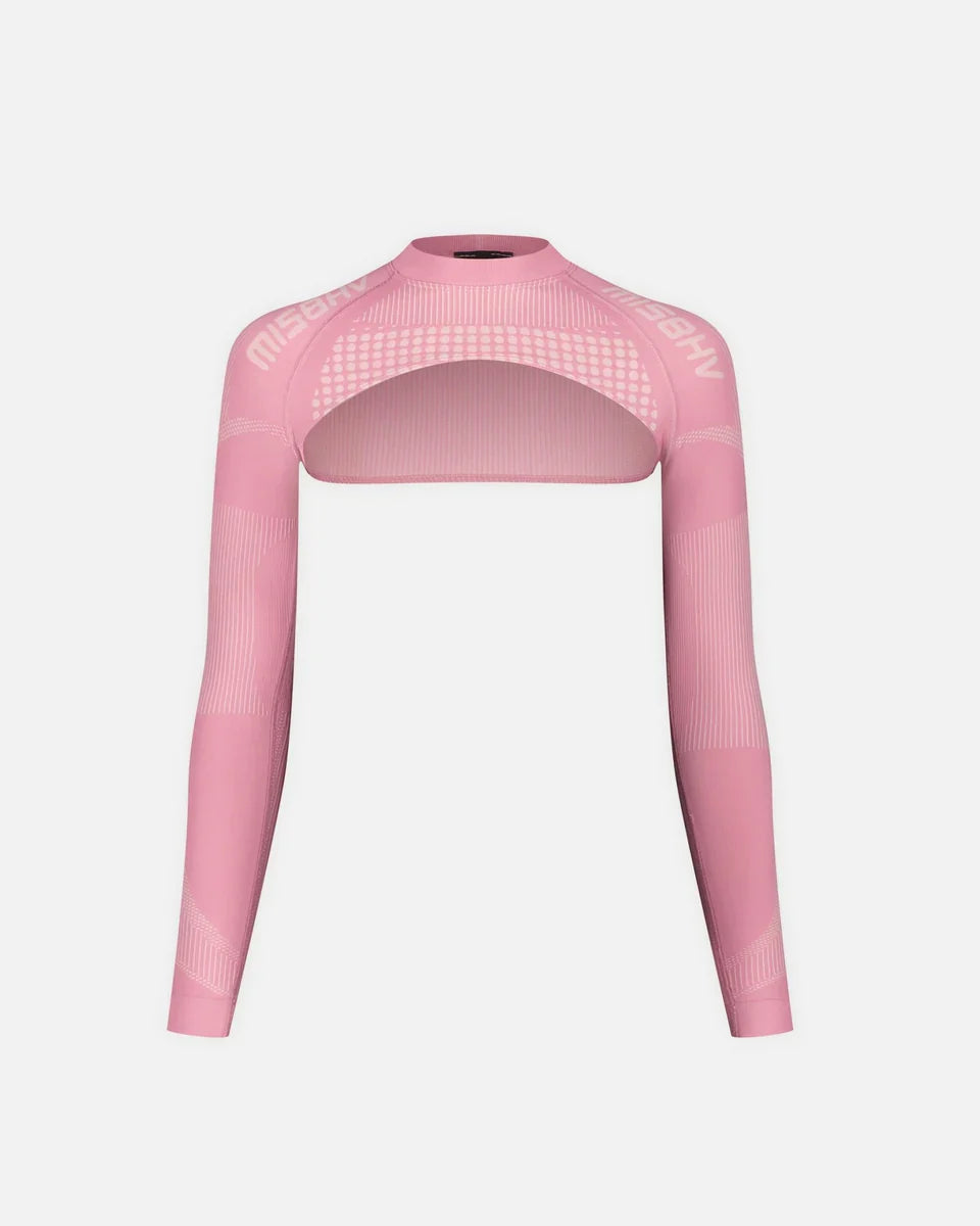 MISBHV Sport Shrung Longsleeve W Bubblegum koszulka damskie różowa N-Hype
