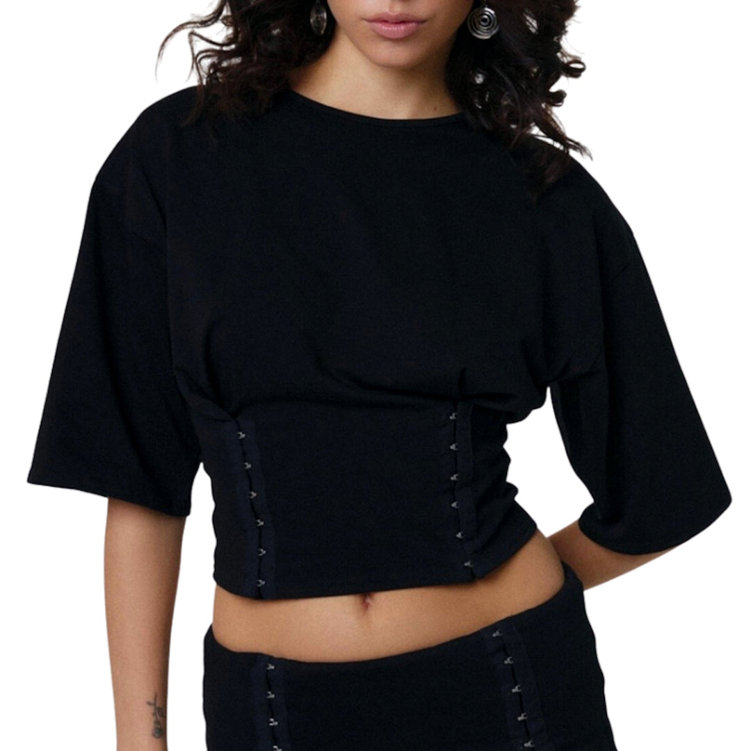 MISI Bra Top Black top sportowy damski N-Hype