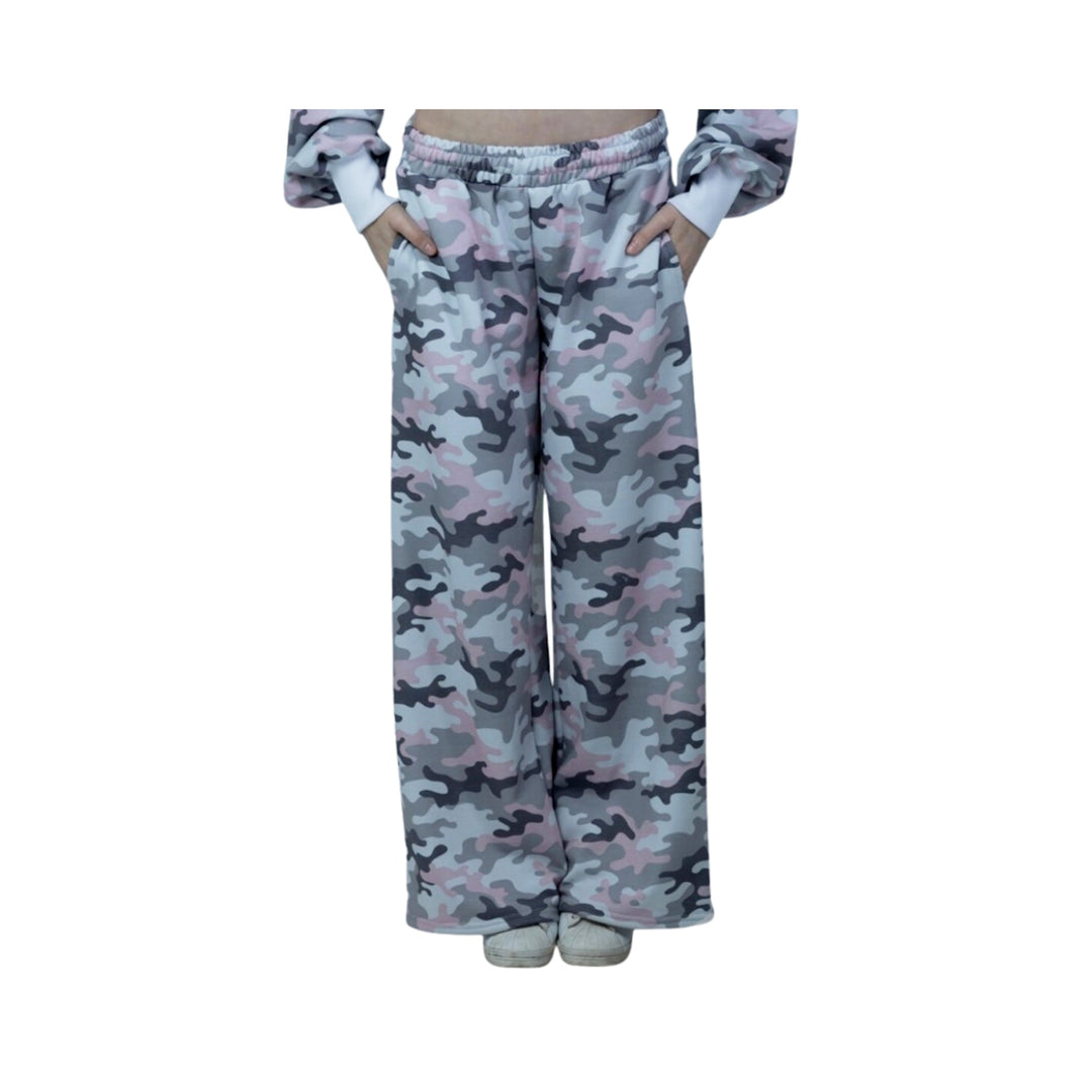 MISI Pinky Camo Sweatpants różowe damskie N-Hype