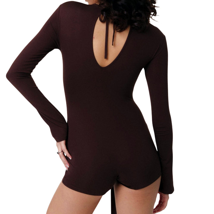 MISI Tie Jumpsuit Brown marki N-Hype dla kobiet.