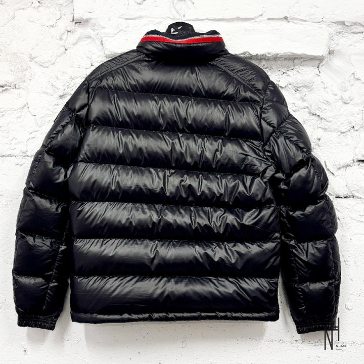 Moncler Bourne Black kurtka męska z futerkiem N-Hype