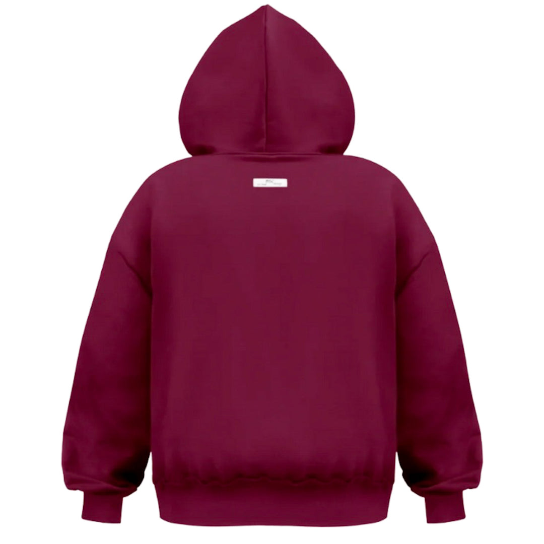 Bordowa dresowa bluza MSC N-Hype.