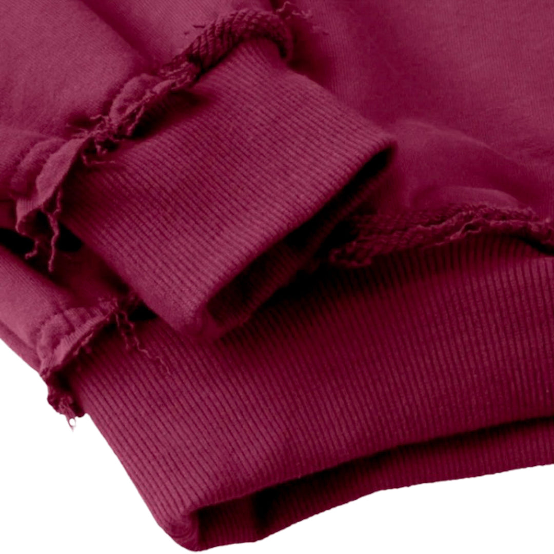 MSC Bluza Dresowa Bordowa N-Hype streetwearowa sweatshirt burgund.