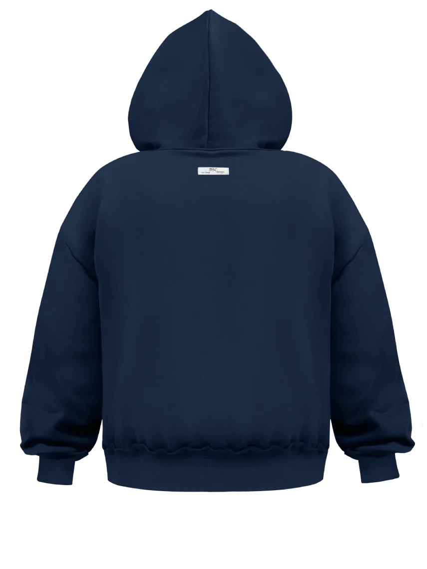 Granatowa bluza dresowa MSC marki N-Hype