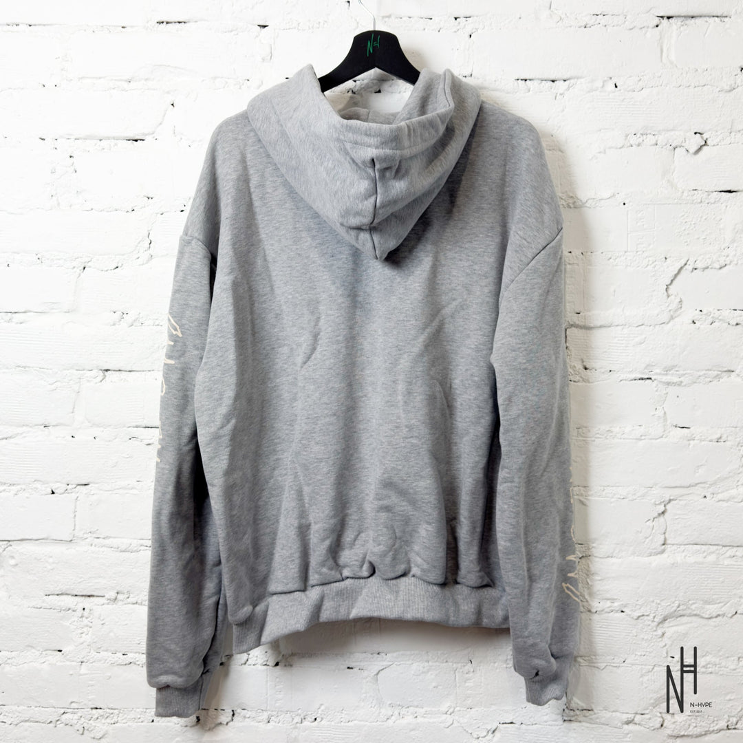 N-HYPE STUDIO 'WE RUN THE CITY' HOODIE GREY, bluza męska szara N-Hype