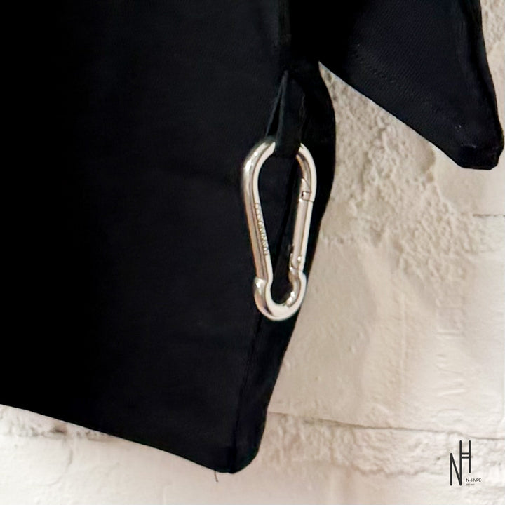 Nawara Carabiner Tee czarna koszulka męska N-Hype