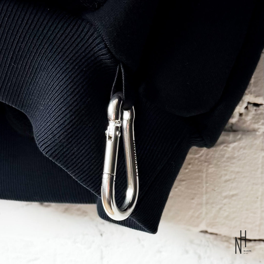 Nawara Heavy Hoodie Unpolished Black N-Hype streetwear hoody sweatshirt.