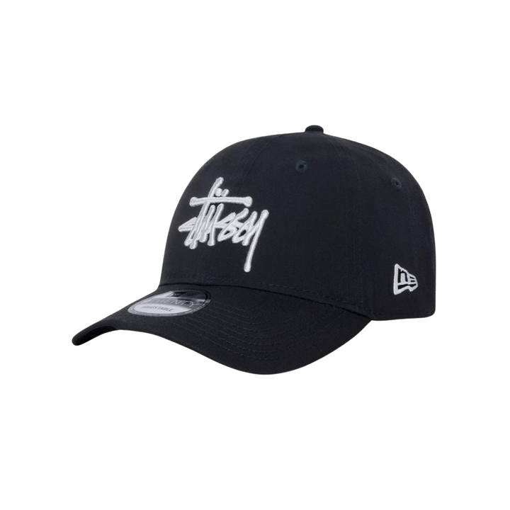 New Era Stussy 9TWENTY Basic Strapback Black