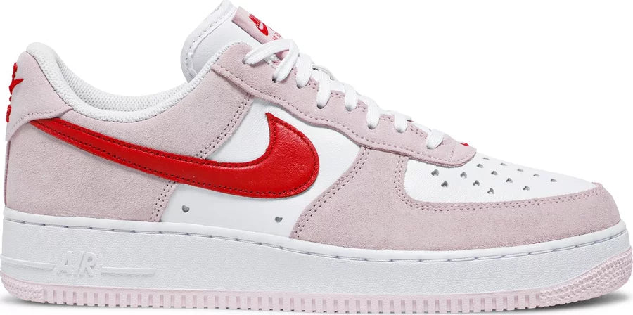 Nike Air Force 1 Low '07 QS Valentine's Day Love Letter buty sneakers czerwono-białe N-Hype.