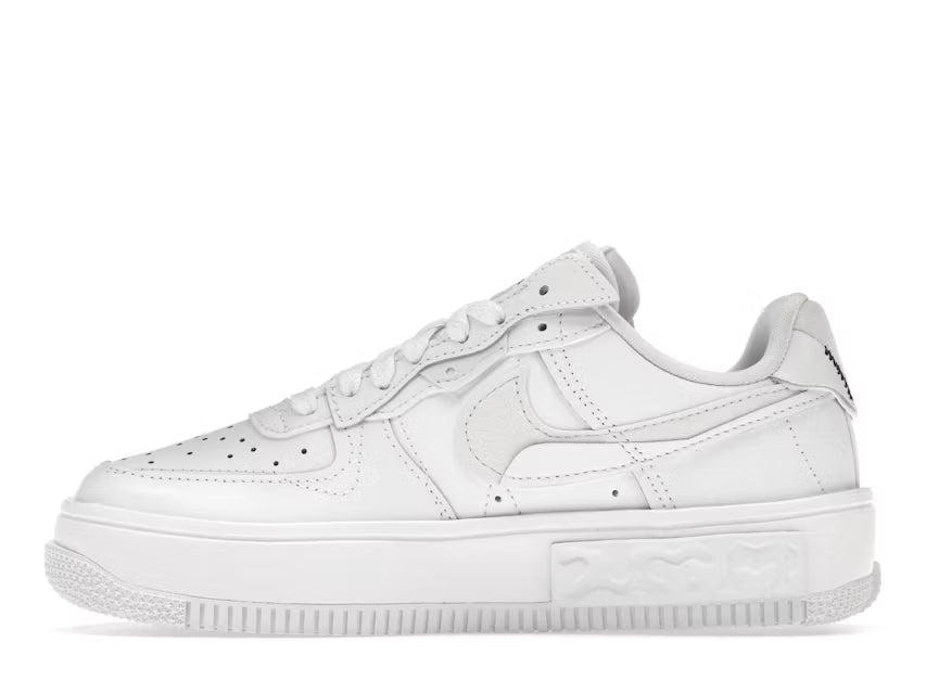 Nike Air Force 1 Low Fontanka Triple White Multi Color Swoosh damskie sneakers N-Hype.