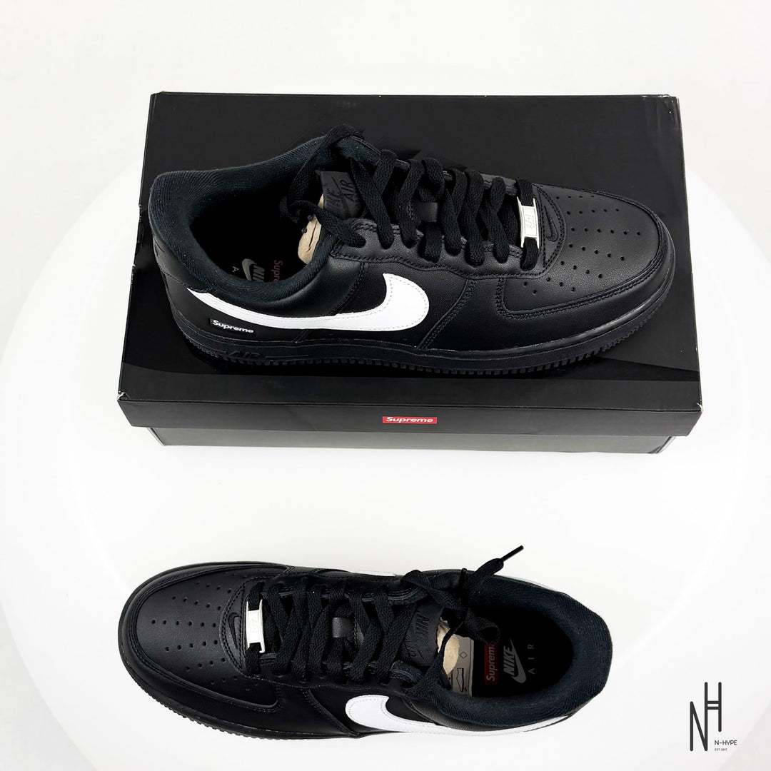 Nike Air Force 1 Low Supreme Black White sneakers męskie N-Hype