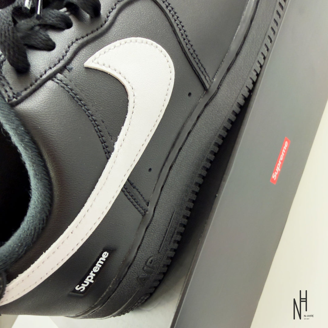 Nike Air Force 1 Low Supreme Black White sneakers męskie N-Hype