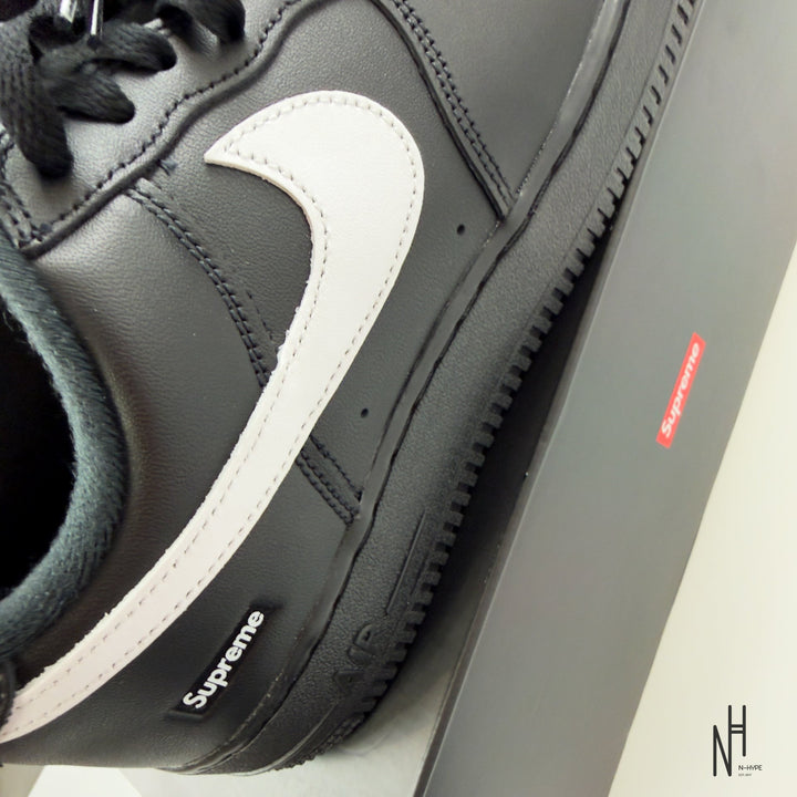 Nike Air Force 1 Low Supreme Black White sneakers męskie N-Hype