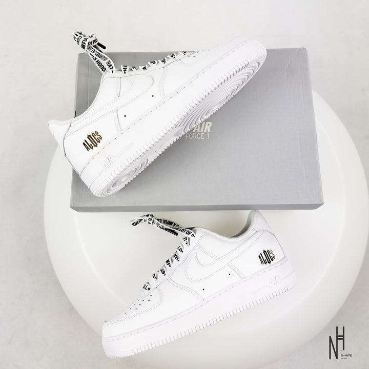 Nike Air Force 1 Low White '07 x Cough Syrup ALOCS ComplexCon Exclusive sneakers męskie N-Hype