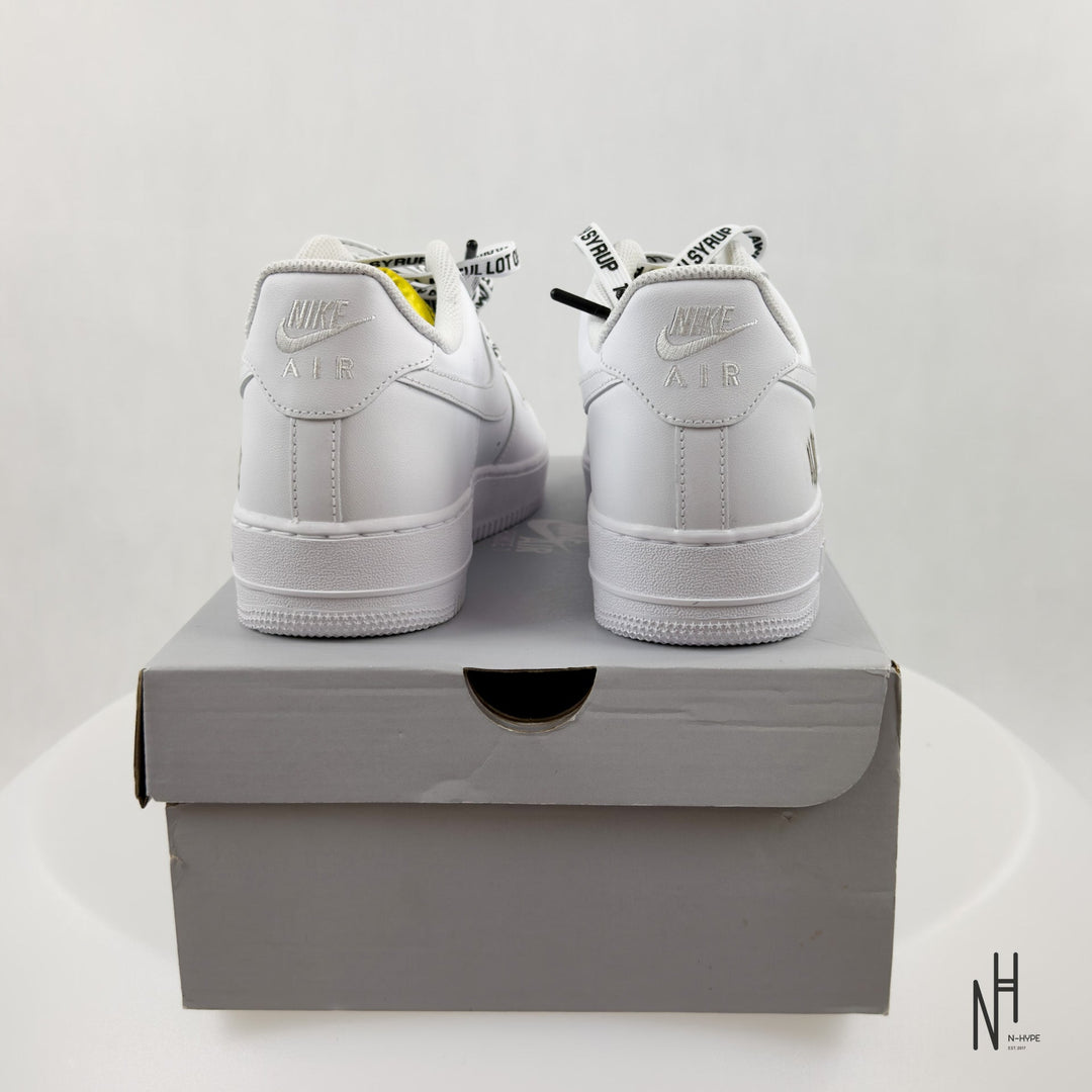 Nike Air Force 1 Low White '07 x Cough Syrup ALOCS ComplexCon Exclusive sneakers N-Hype.