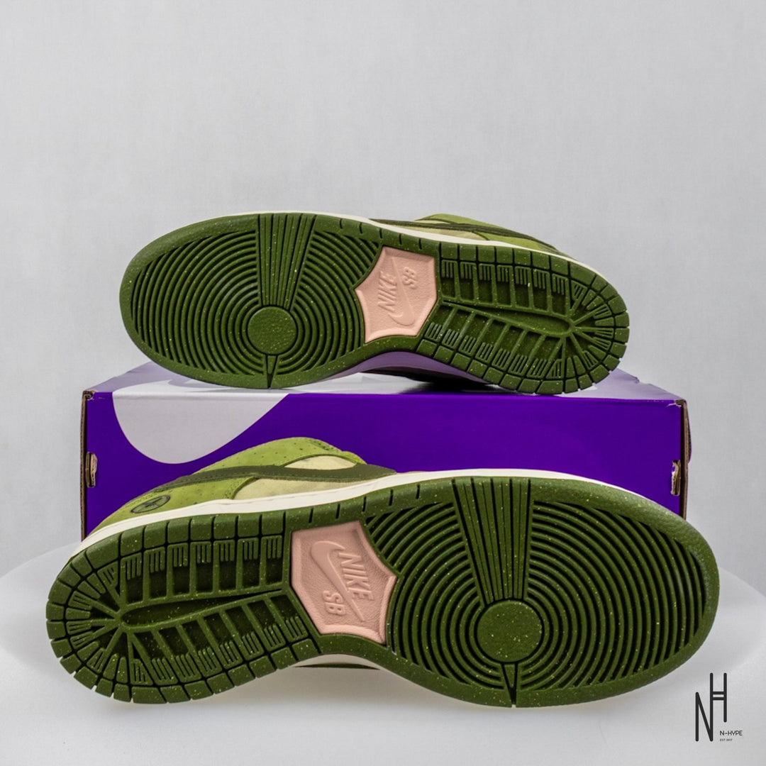 Nike SB Dunk Low Yuto Horigome Matcha sneakers męskie N-Hype - zielono-brązowe