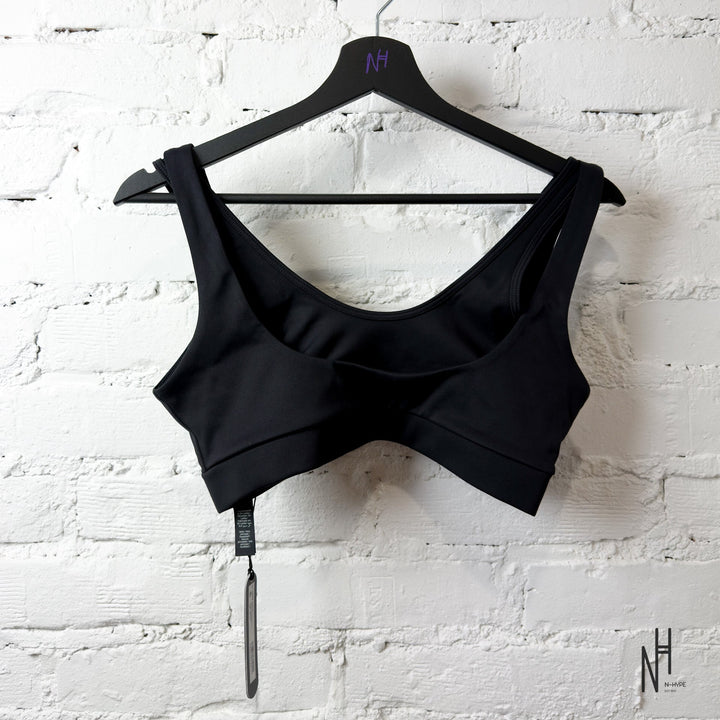 Nike Skims Matte Double Strap Scopp Bra Obsidian sports bra N-Hype.