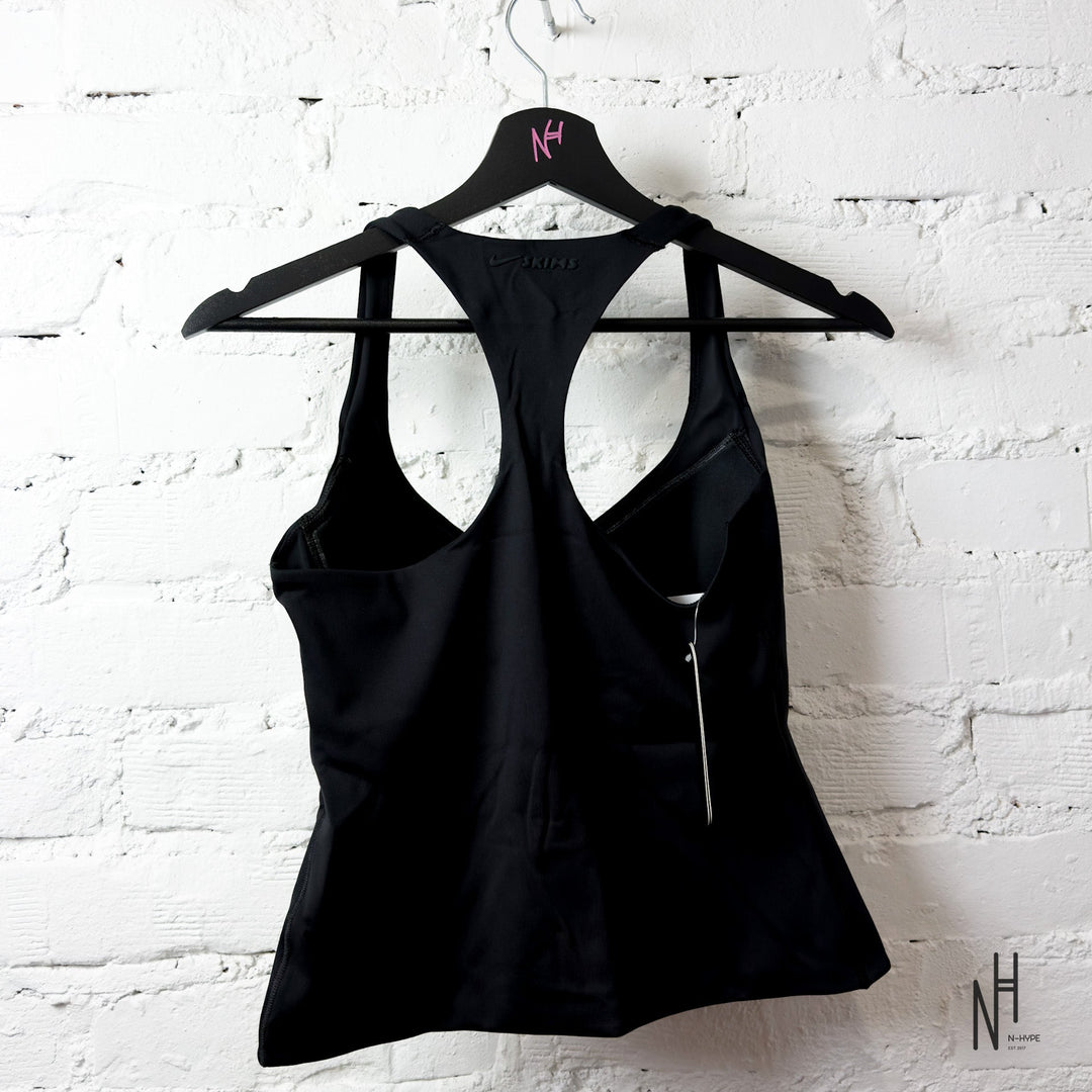 Nike Skims Matte Racer Back Tank Obsidian N-Hype damski top sportowy czarny