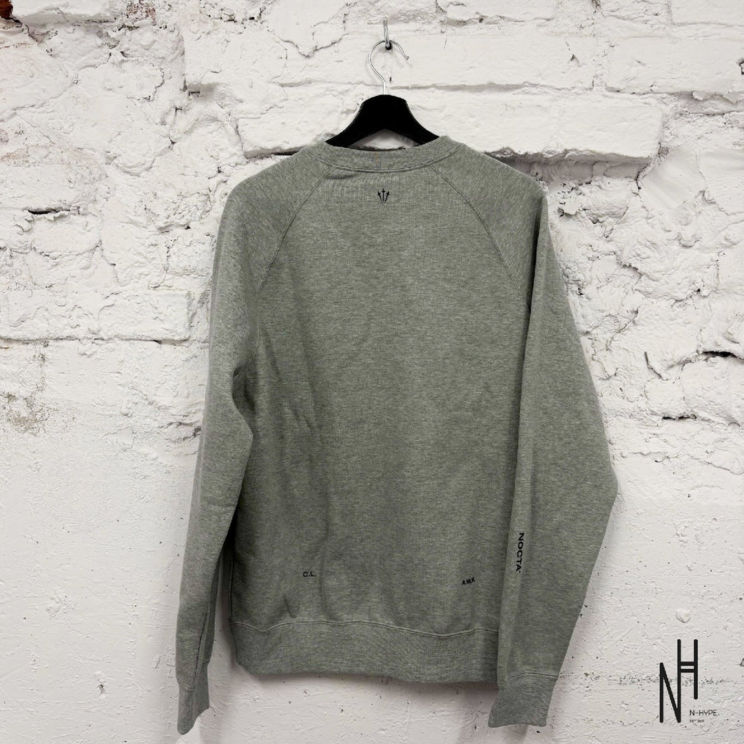 Nike x NOCTA Fleece CS Crewneck Dark Grey Heather - zdjęcie 2 - N-Hype