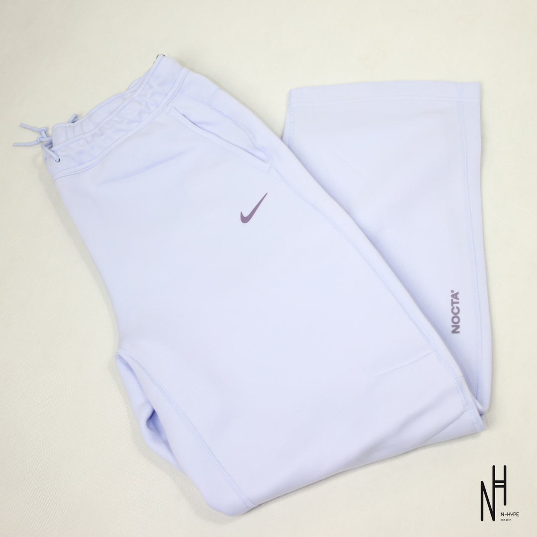 Nike x NOCTA NRG Tech Fleece Open Hem Pants Palest Purple/Daybreak N-Hype streetwear pants.