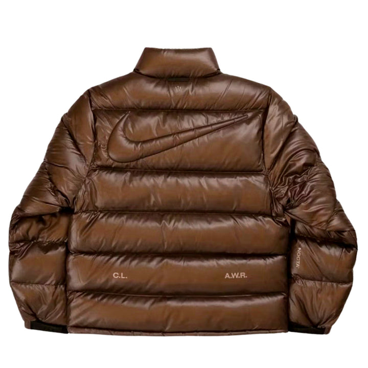 Nike x Nocta Sunset Puffer Jacket Baroque Brown N-Hype winter streetwear fashion coat.
