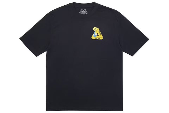 Palace Tri-Smiler T-shirt Black N-Hype koszulka streetwearowa czarna