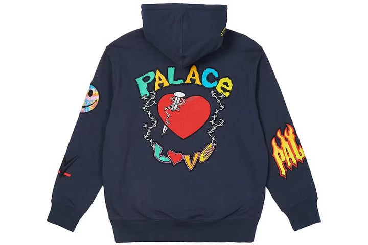 Palace x WWE Love Hood Navy męska bluza N-Hype
